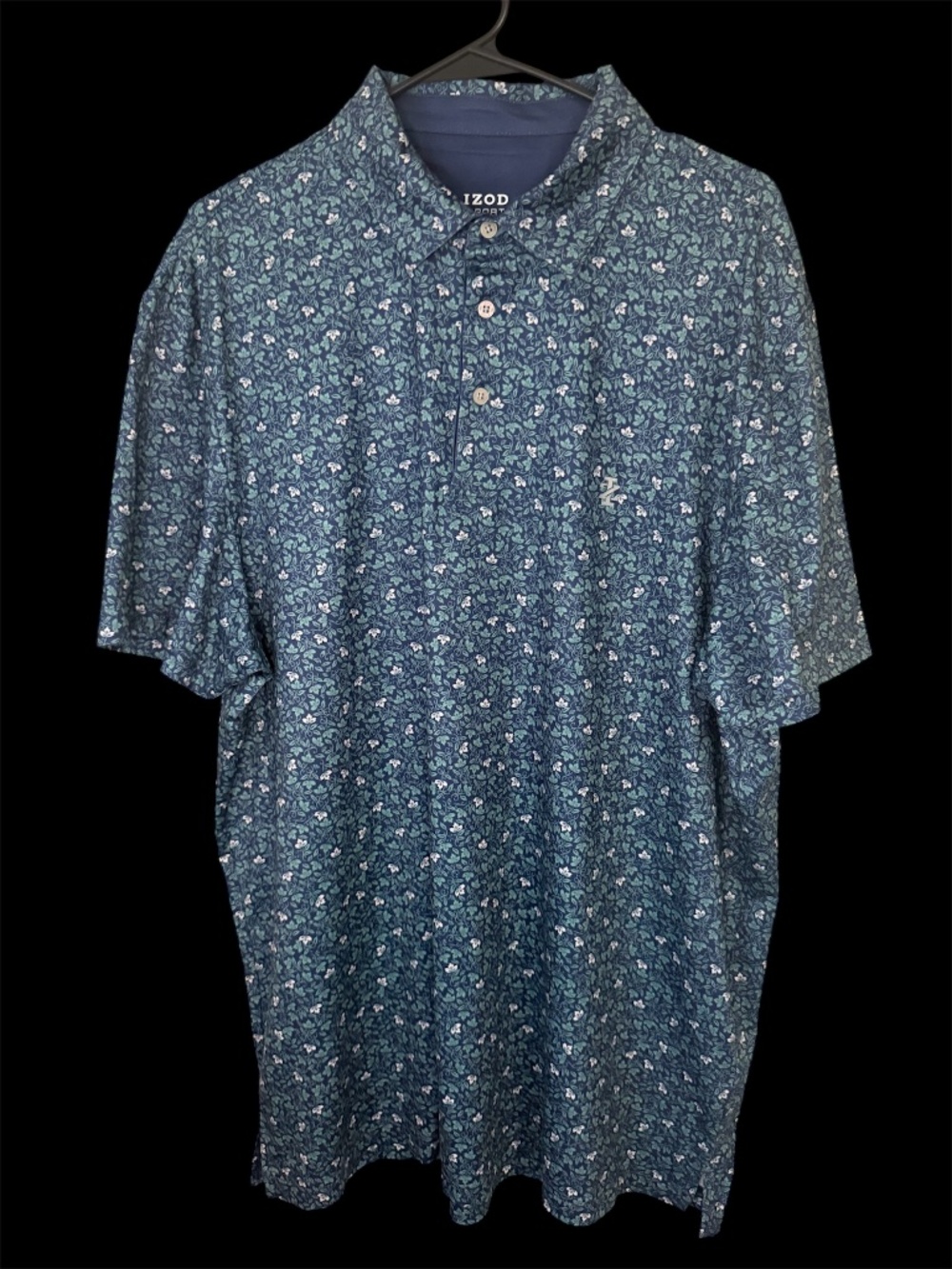 Izod Mens XL Athletic Polo Ivy design